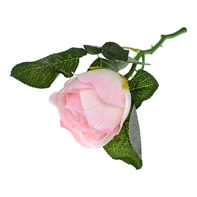 TCV009-05 Искусственный цветок Роза, 29х7см, цвет розовый