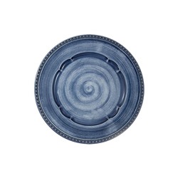 Тарелка обеденная 27см "Augusta" (синий)  без инд.упаковки.