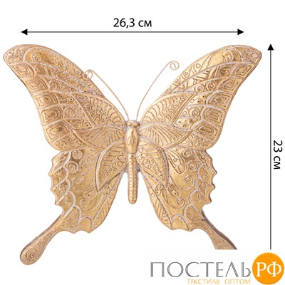 504-403 ПАННО ДЕКОРАТИВНОЕ "БАБОЧКА", 26,3*2,4*23CM