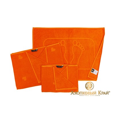 полотенце для лица 50х100 см Амор оранж