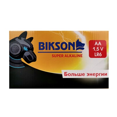 Батарейка BIKSON LR6-5BL, 1,5V, АА, 5шт, блистер арт. BN0535-LR6-5BL алкалиновая (цена за 1 шт.)