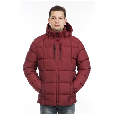 Зимняя мужская куртка, A-120, бордовый