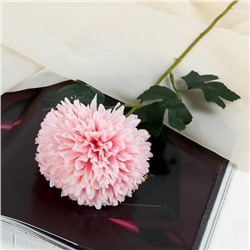 Цветы искусственные "Хризантема" 9х48 см, розовый