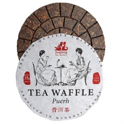 Пуэр пресс. блин 180-200 г «Waffle Tea» (Шу)