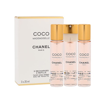 CHANEL COCO MADEMOISELLE edt (w) 3*20ml refill