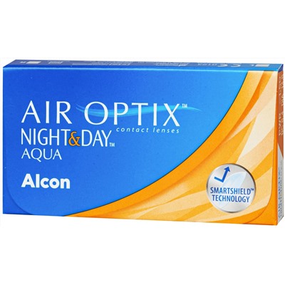 Air Optix Night&Day Aqua (plano), 3pk