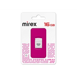 USB флэш-накопитель 16 ГБ  Mirex MINCA WHITE 16GB (ecopack)
