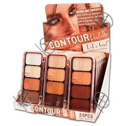 Контуринг для лица DoDo Girl Contour Palette 4 цветов (ряд 3шт)