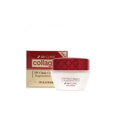 Крем для лица 3W Clinic Collagen Cream Восстанавливающий