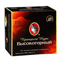 Чай Принцесса Нури высокогорный 100 пак с ярлык.