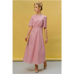 Платье  JRSy артикул 2450 розовый_горошек