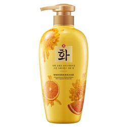 Гель для душа с ароматом хризантемы и памело, Hanfen Chysanthemum pomelo moisture skin fragrance shower gel, 500 мл