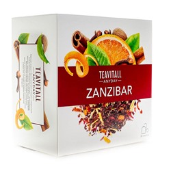 Уценка Гринвей Чайный напиток TeaVitall Anyday «Zanzibar», 38шт, срок годности 10/24