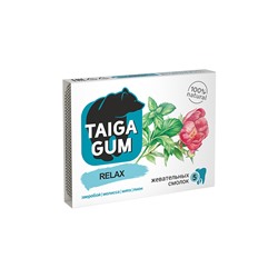 Смолка жевательная TAIGA GUM “RELAX” без сахара №5, 6,4гр.