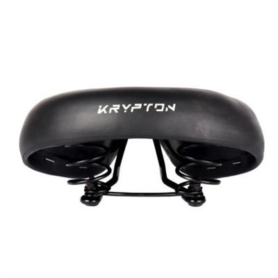 Седло велосипедное комфортное KRYPTON KRPT-80-017, размер: 240x215 /уп 20/