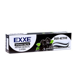 Зубная паста EXXE "Мятная свежесть" с углём, 100 г