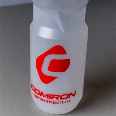 Бутылка для воды COMIRON "Advance" с одноцветным принтом. Прозрачная. 850 мл. /711620 / FWCPE-281Сt / уп 1