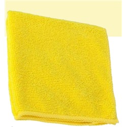 Салфетка из микрофибры 35*35см 220гр/м2 волна без упаковки (Желтый)