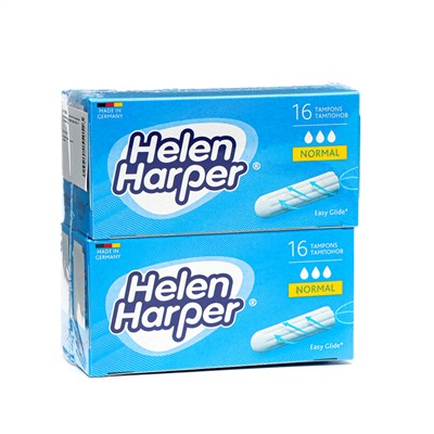 Тампоны безаппликаторные Helen Harper, Normal, 16 шт (4 упаковки)