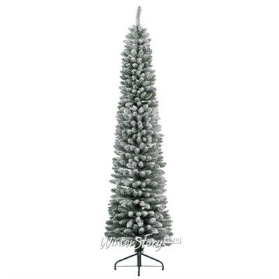 Искусственная елка Pensil Pine заснеженная 240 cм, ПВХ (Winter Deco)