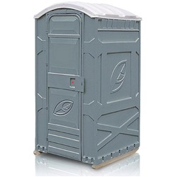 Туалетная кабина, 222,5 × 115 × 111 см, серая, EcoLight