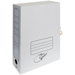 Короб архивн на завязк  75мм Спейс-158550 (белый картон) уп50 арт.1004-018