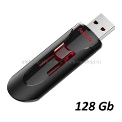 Флеш-накопитель USB 3.0 128GB SanDisk Cruzer Glide Black (UM)