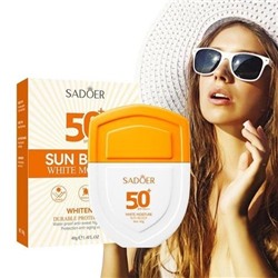 Солнцезащитный отбеливающий крем Sadoer Whitening Sunscreen SPF50 PA+++ 40мл