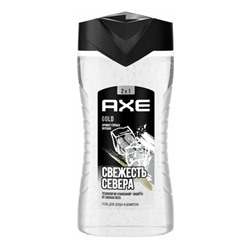 Гель для душа AXE GOLD 2 в 1 Cвежесть Леса и Горного Воздуха 250 мл