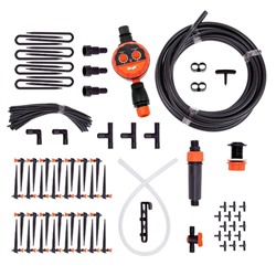 Капельный полив ЖУК от емкости с регулируемыми капельницами на 60 растений (с таймером)
