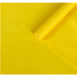 Крафт-бумага двусторонняя беленая Жёлтая 70гр / рулон 0.5*10 м