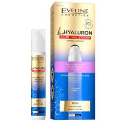 Eveline "BioHyaluron 3 x RETINOL SYSTEM" Роликовый гель-филлер вокруг глаз (15мл).12