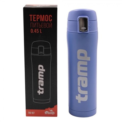 Термос Tramp TRC-107, питьевой 0,45л, голубой