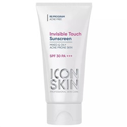 Солнцезащитный крем-флюид Invisible Touch SPF30 для жирной и комбинированной проблемной кожи, 50 мл