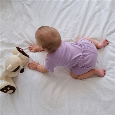 Комплект детский (боди, шорты) MINAKU, цвет сиреневый, рост 86-92 см
