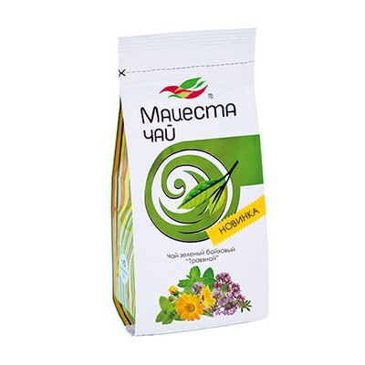Мацеста чай зелёный байховый «Травяной» 75 гр