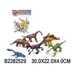 Набор динозавров 6шт. в пакете (BY568-83, 2282529)