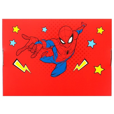 Коробка складная "Моему герою", Человек-паук 21х15х5 см
