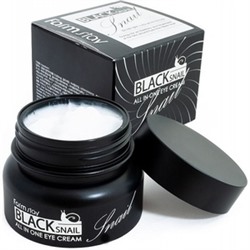 Крем с муцином черной улитки для кожи вокруг глаз FARMSTAY Black Snail All In One Eye Cream, 50ml