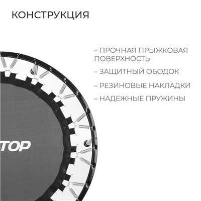 Батут детский ONLITOP, d=101 см, цвет зелёный