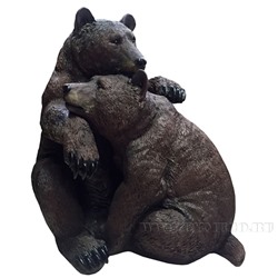 Фигура декоративная Медведи обнимаютсяL53*W32H52
