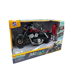 Игрушечный мотоцикл с элементами конструктора Motor Set