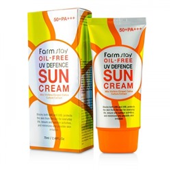 (Китай) Солнцезащитный крем FarmStay Oil-Free UV Defence Sun Cream SPF50+ PA+++ 70гр