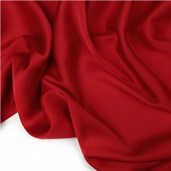 Ткань шелк Армани 90г/м² 97% ПЭ 3% Спандекс шир.150см арт.TBYArm-109 цв.109 красный уп.1м
