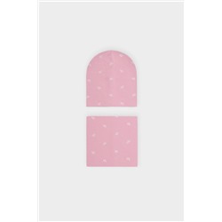 Комплект  для девочки  К 8125/розовый зефир,белые веточки