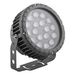 Прожектор ландшафтно-архитектурный Feron LL-884, IP65, LED, 18 Вт, 180х180х230 мм, цвет металлик