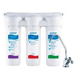 Водоочиститель Аквафор Трио умягчающий (для воды с повышенным содержанием железа) арт.202018