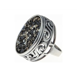 "Лупус" кольцо в серебряном покрытии из коллекции "Шик" от Jenavi