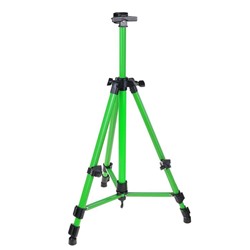 УЦЕНКА Мольберт телескопический, тренога, металлический, зелёный, размер 51-153 см