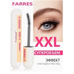 Farres Collosal Curl Bounce Tушь для ресниц,12мл 6044